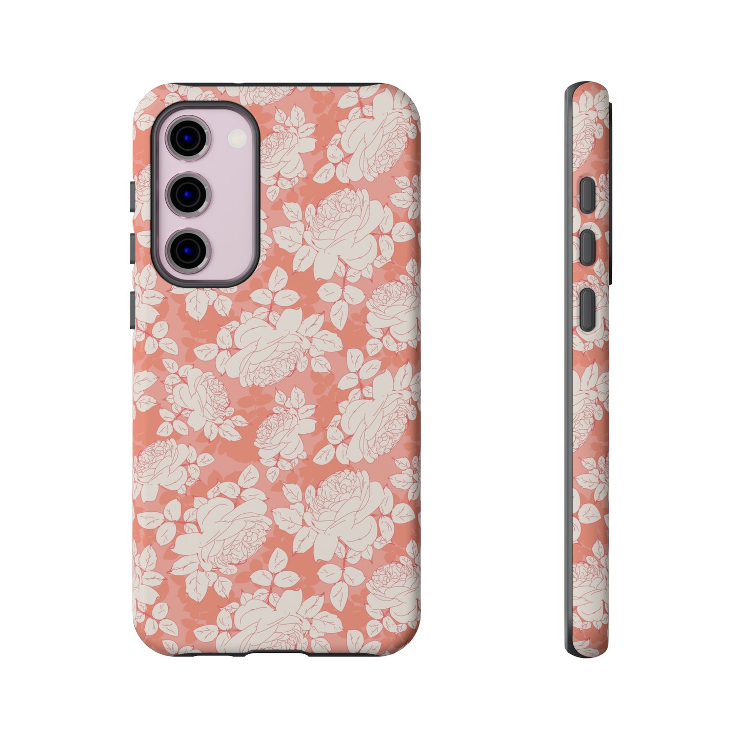 Peach and Cream Roses Tough Cases for Samsung