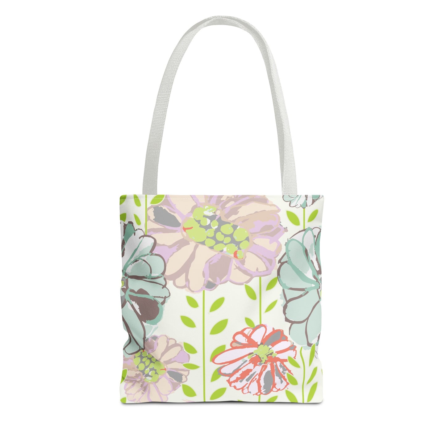 Soft Watercolor Floral Tote Bag