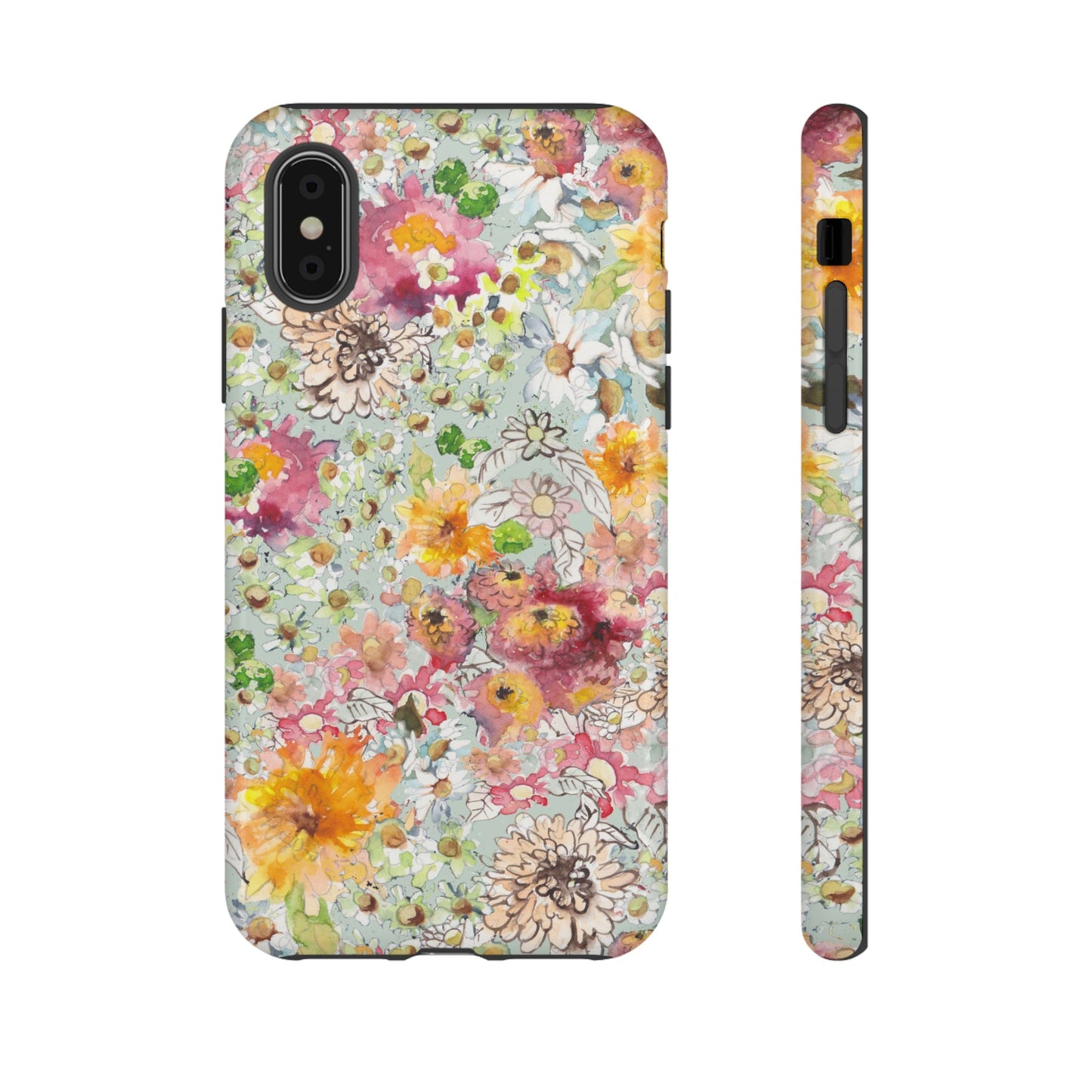 Farmhouse Floral Tough Cases for iPhone