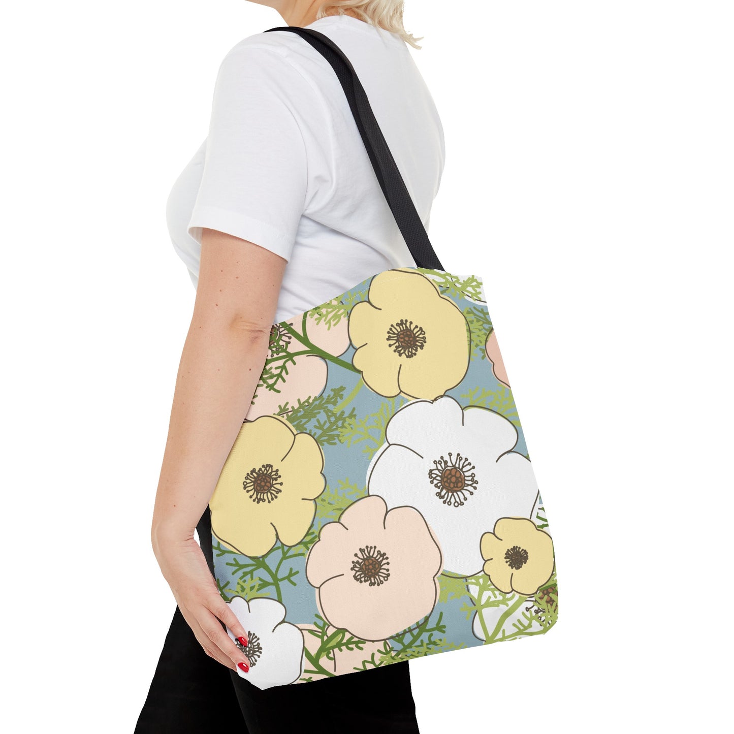 Playful Poppies Tote Bag