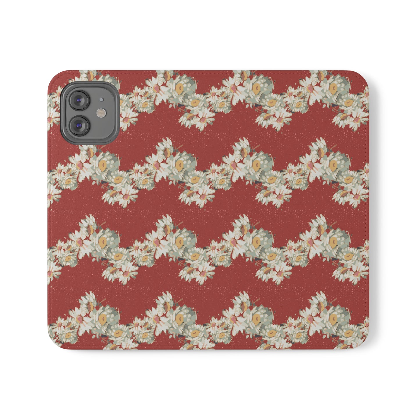 Daisies Stripe Flip Cases for iPhone