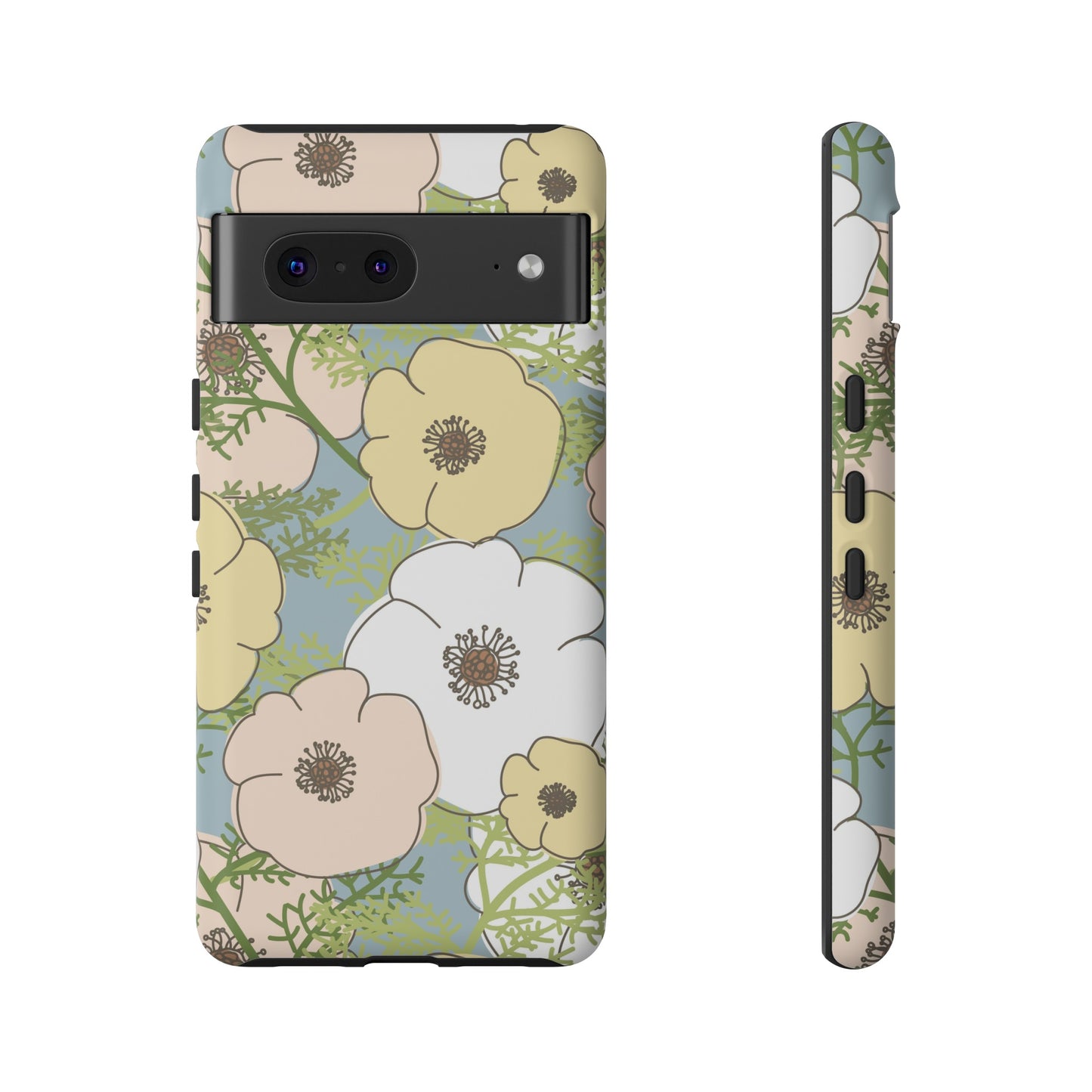 Playful Poppies Tough Cases for Google Pixel