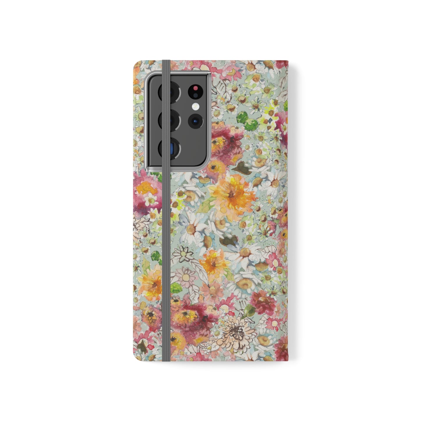 Farmhouse Floral Flip Cases for Samsung