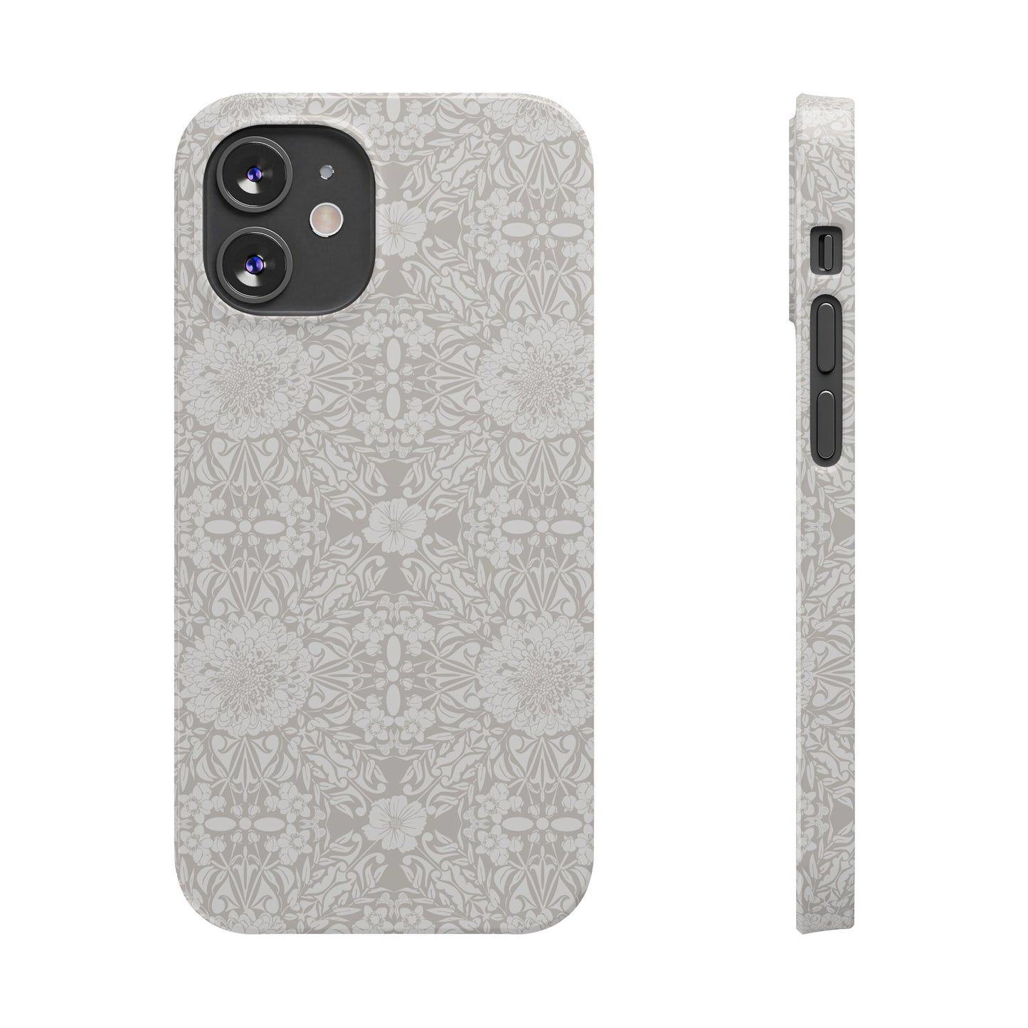 New Nouveau in Gray Slim Phone Cases