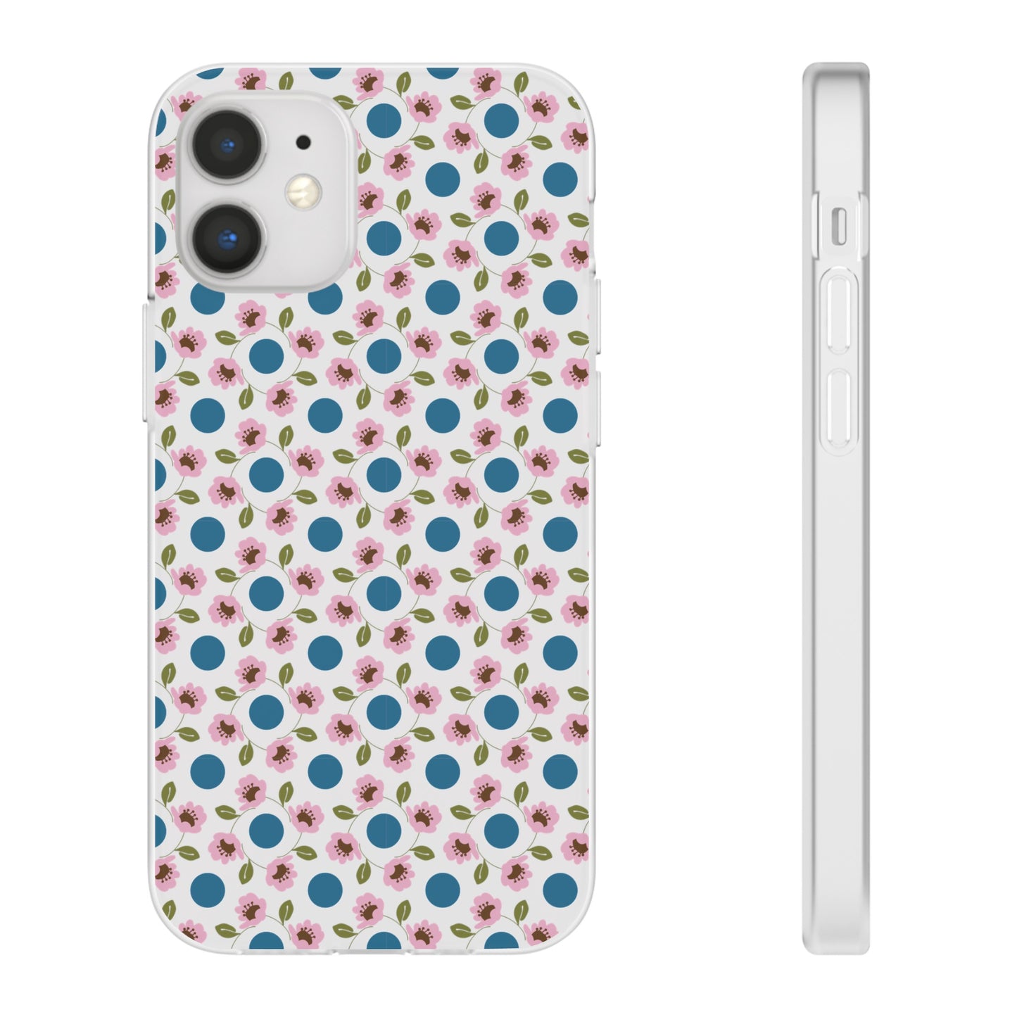 Wildflowers with Dots Flexi Cases for iPhone