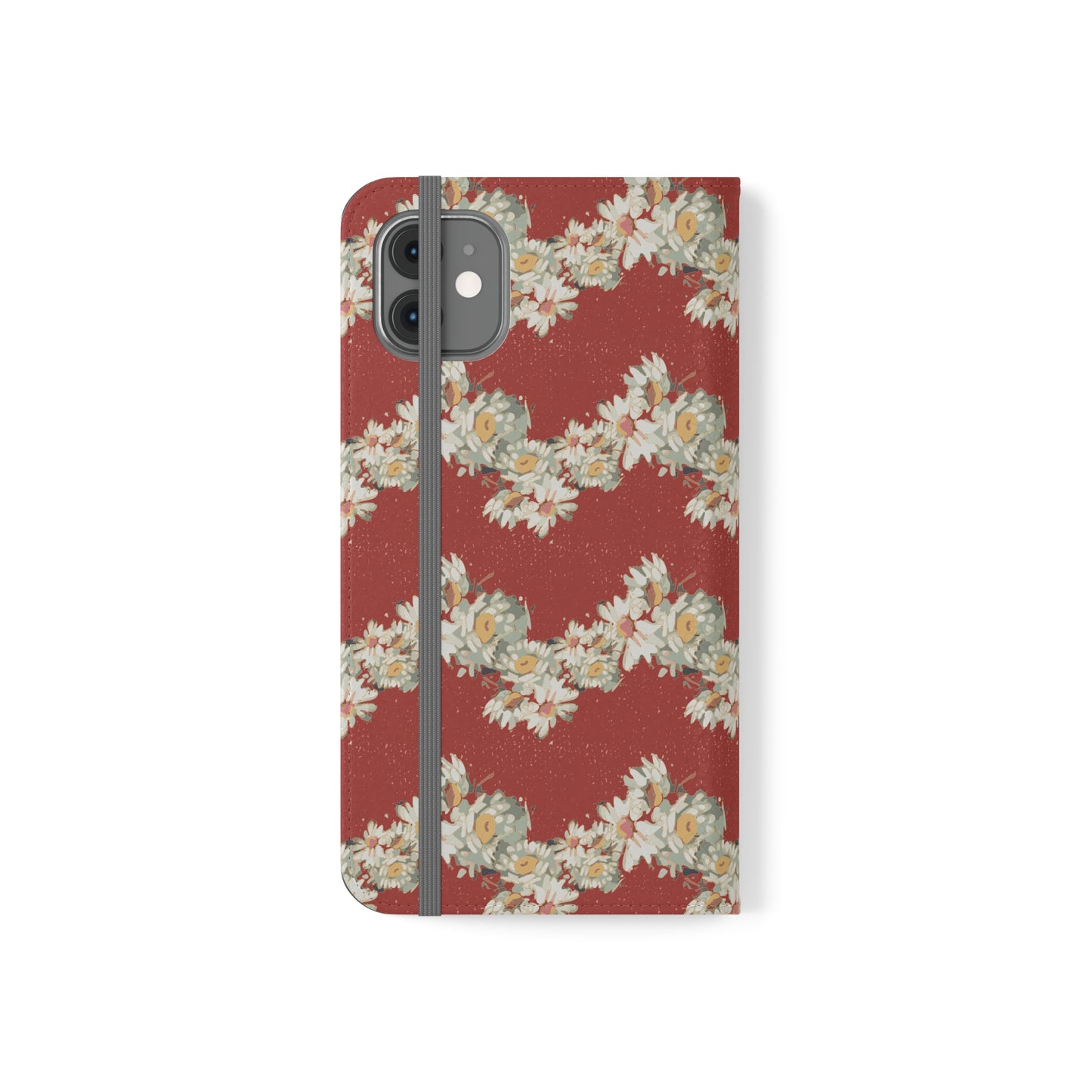 Daisies Stripe Flip Cases for iPhone