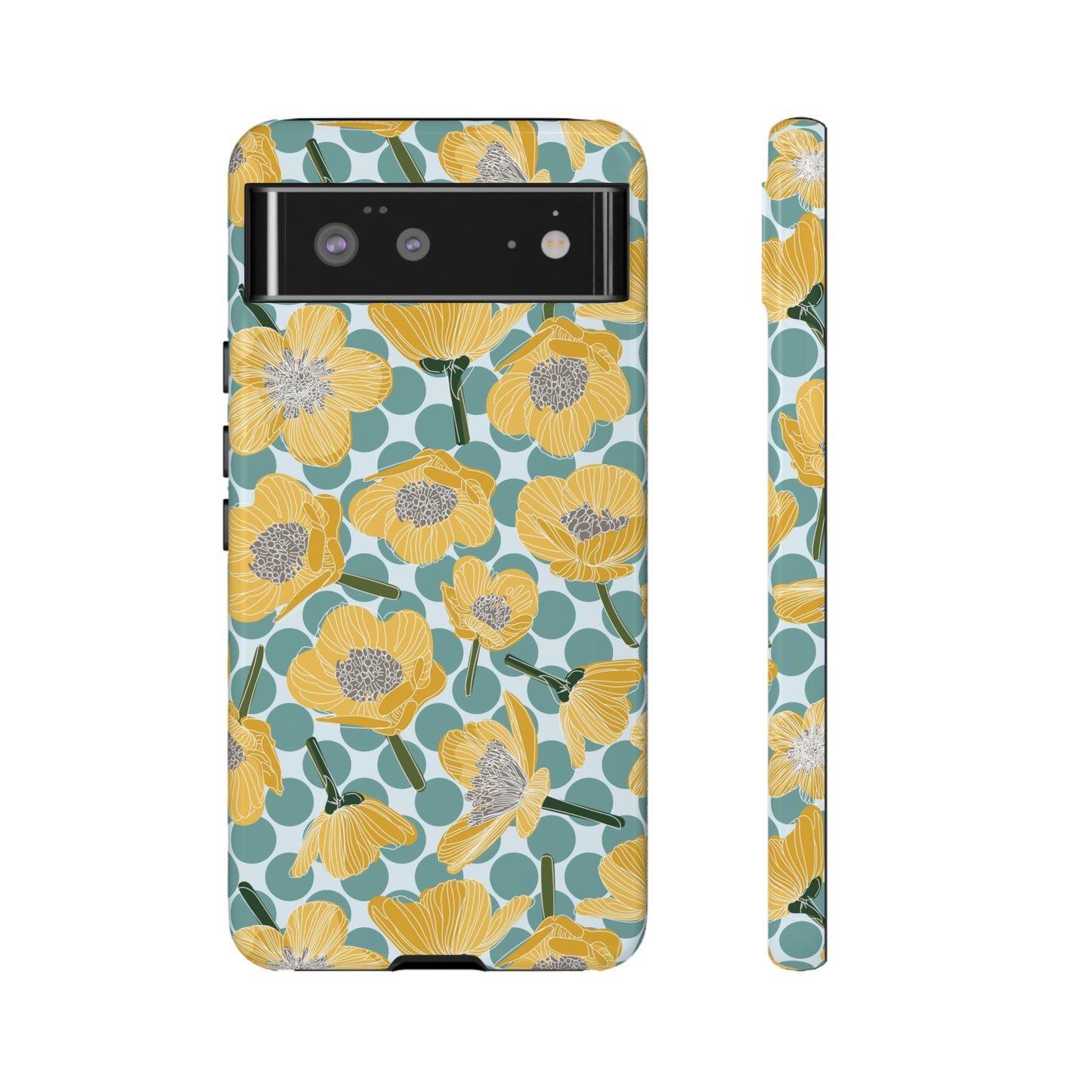 Buttercups and Polka Dots Tough Cases for Google Pixel