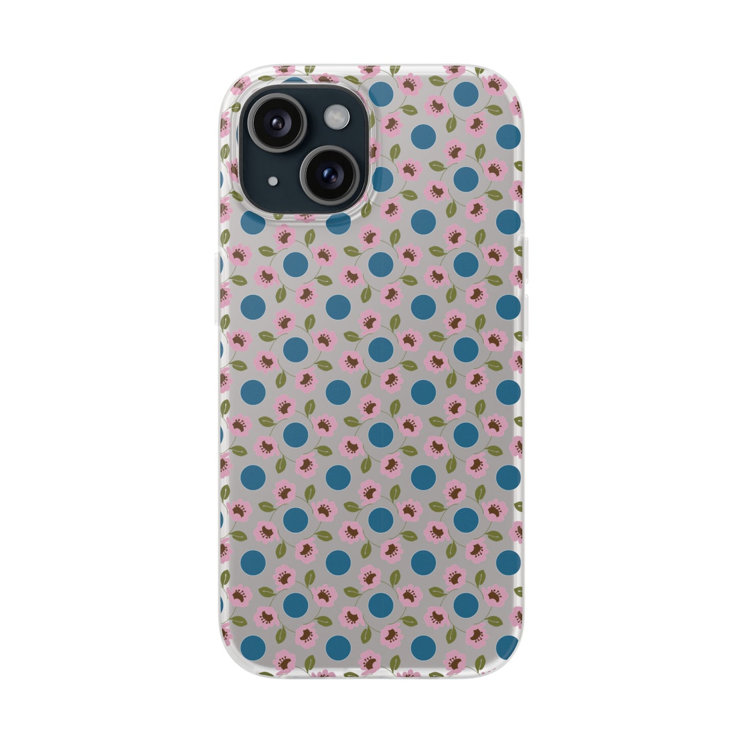 Wildflowers with Dots Flexi Cases for iPhone