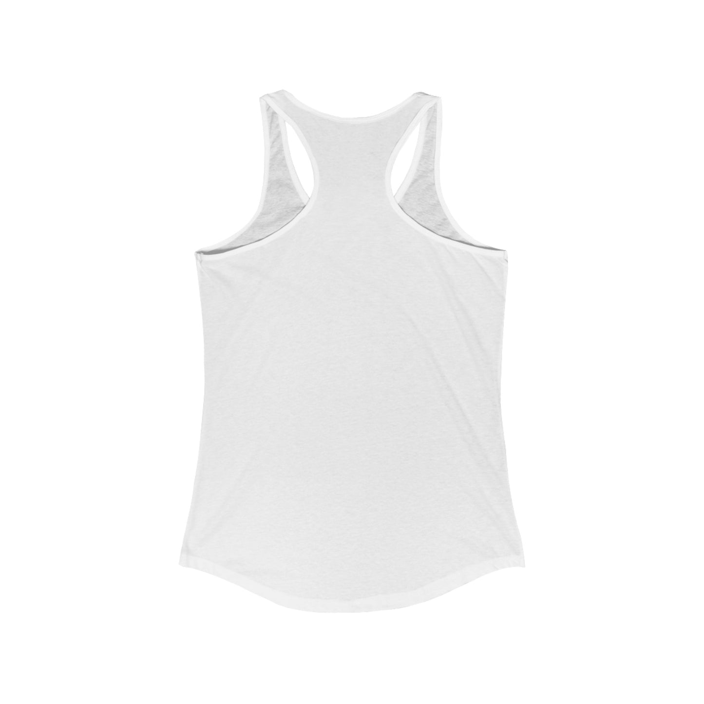 White Flowers Women's Ideal Racerback Tank