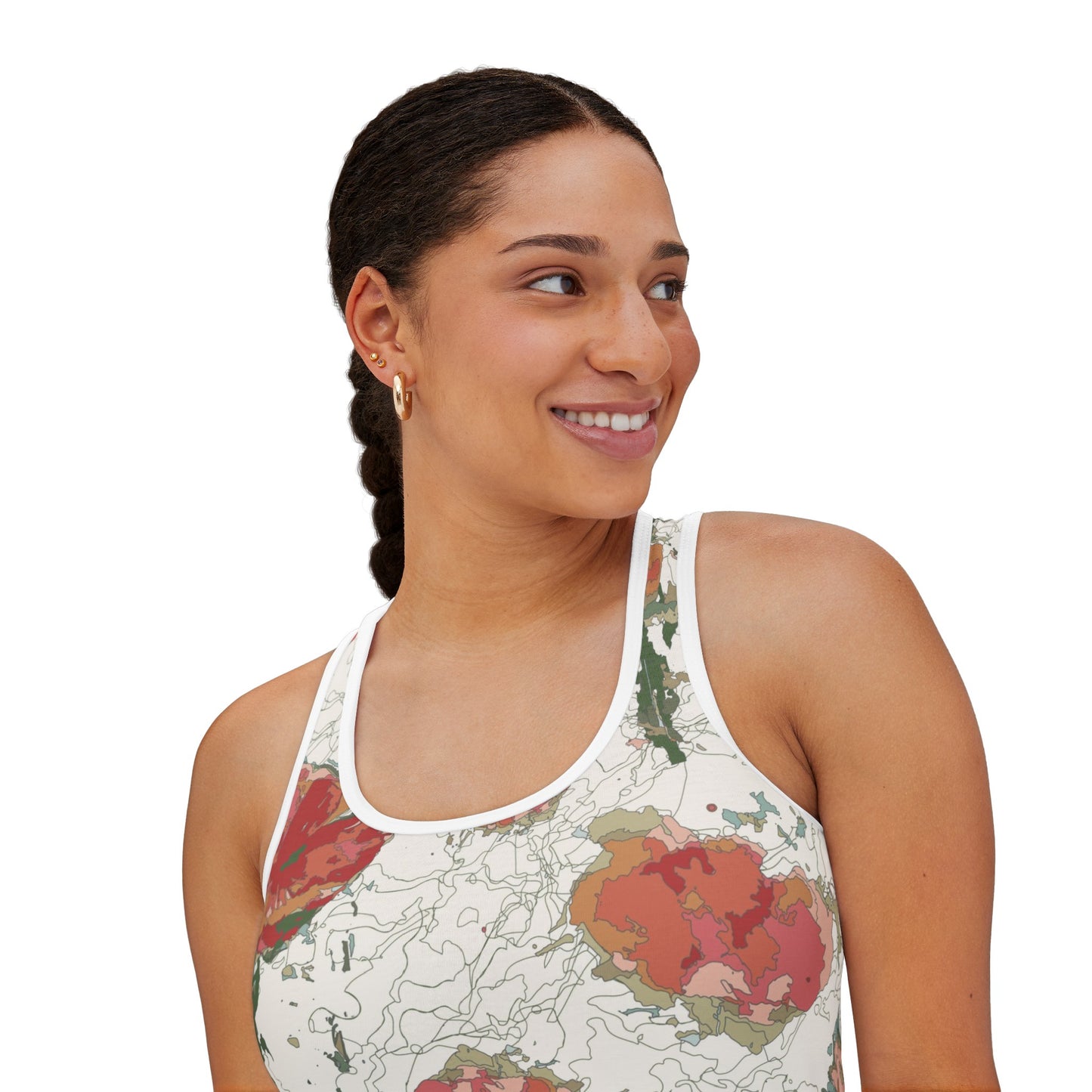 Orange Poppies Women's Tank Top