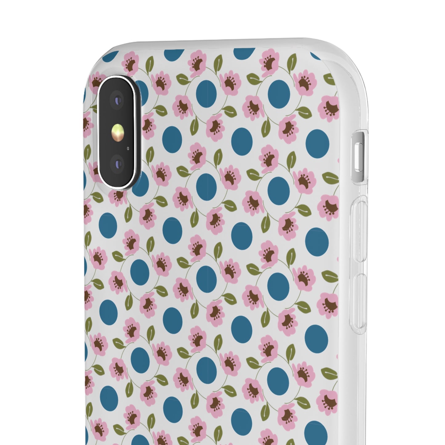 Wildflowers with Dots Flexi Cases for iPhone