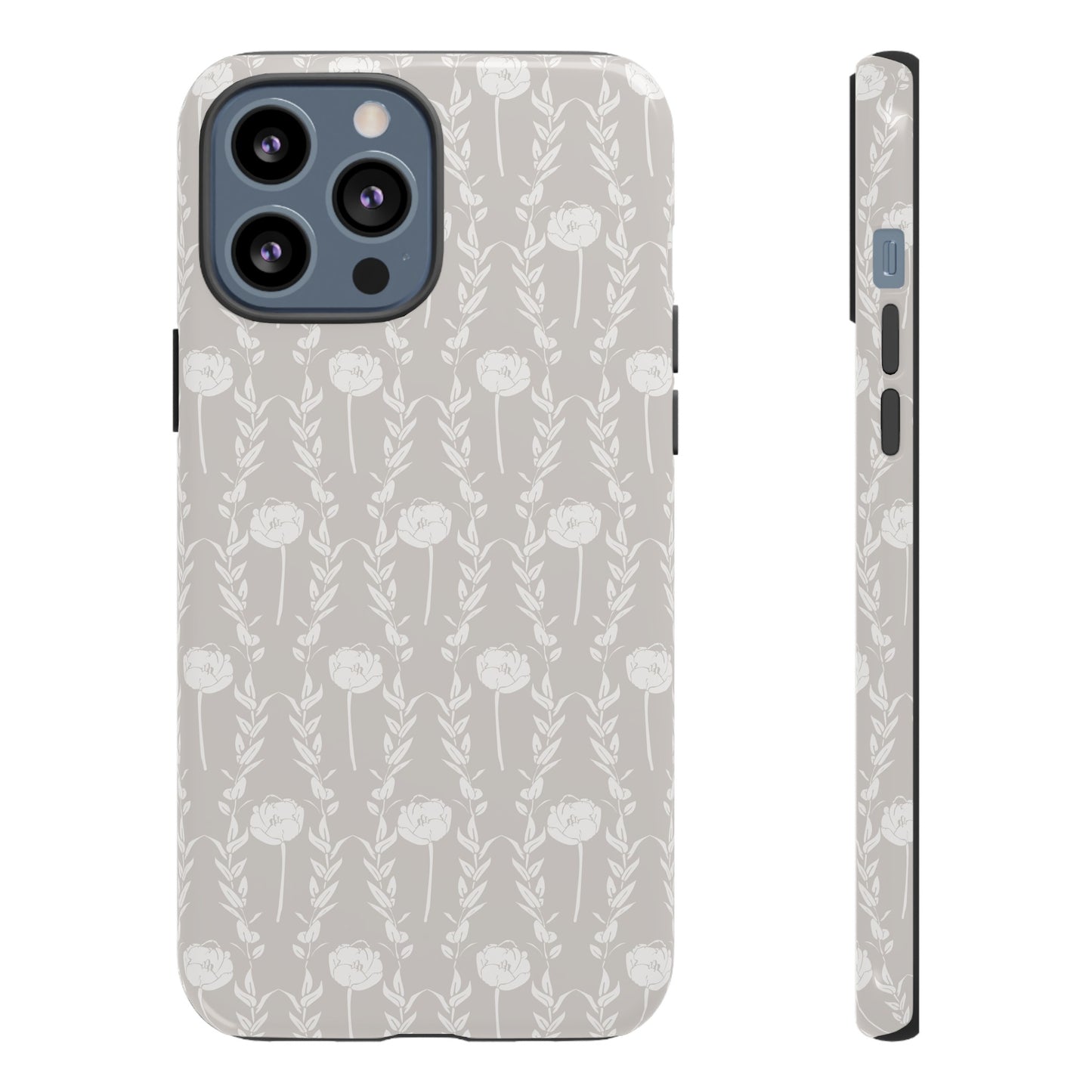 New Nouveau in Gray Tough Cases for iPhone