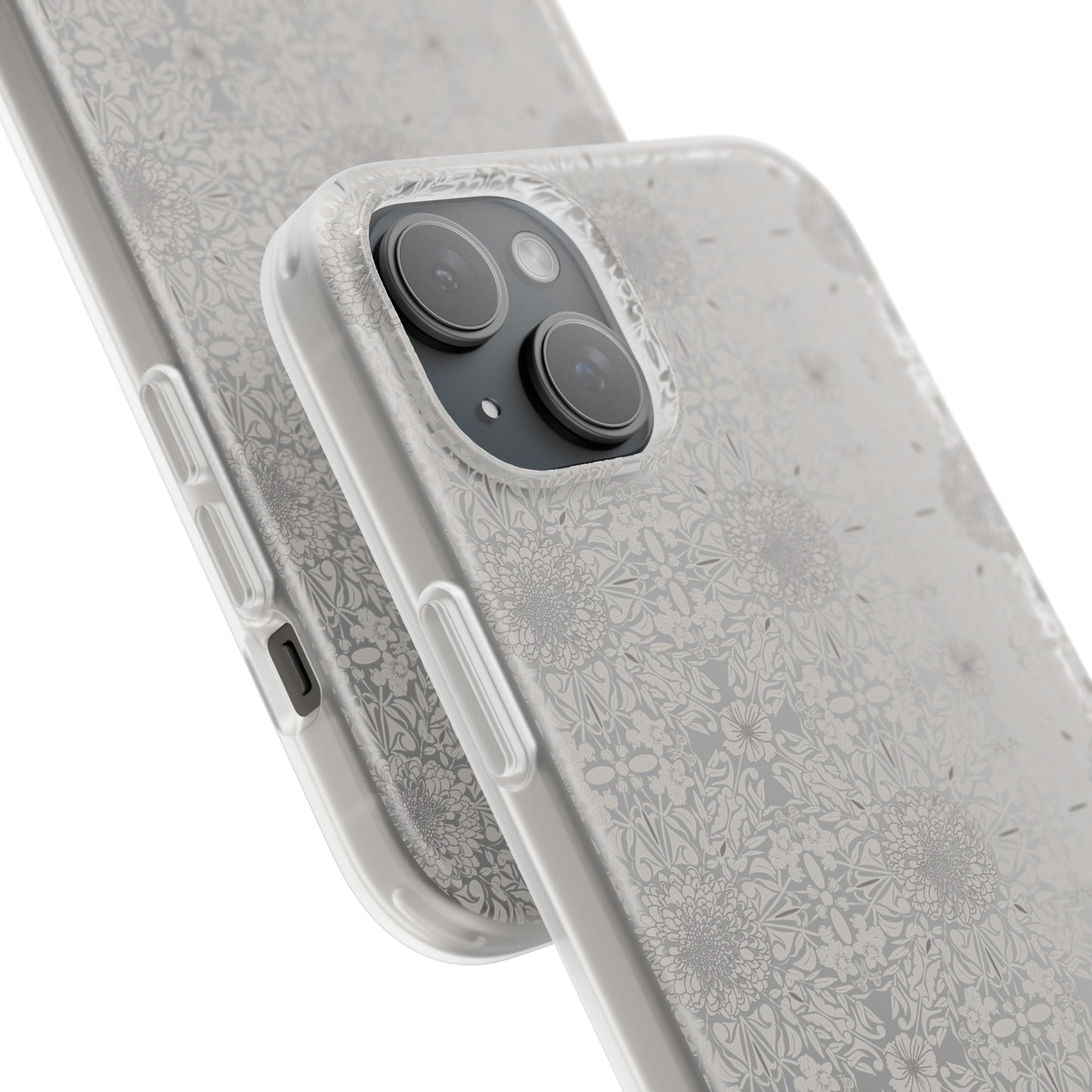 New Nouveau in Gray Flexi Cases for iPhone