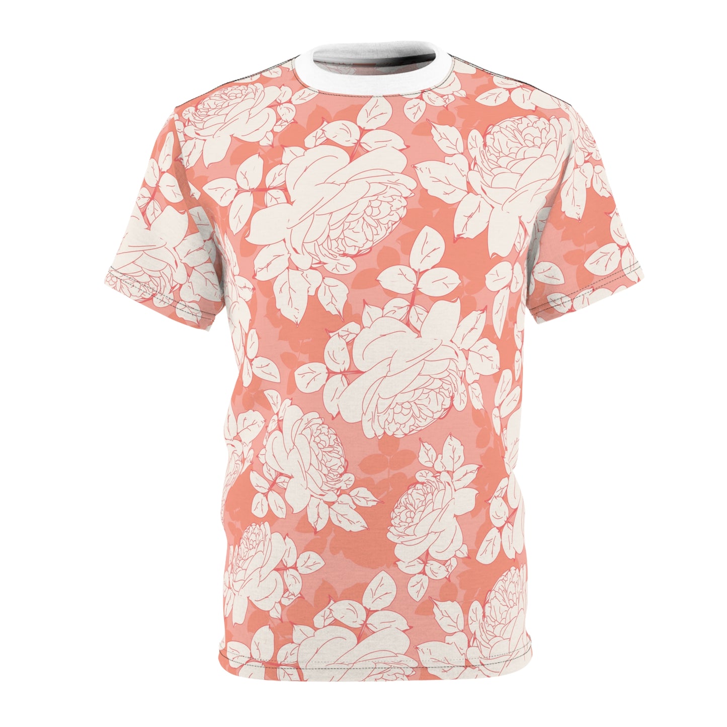 Peach and Cream Roses Tee