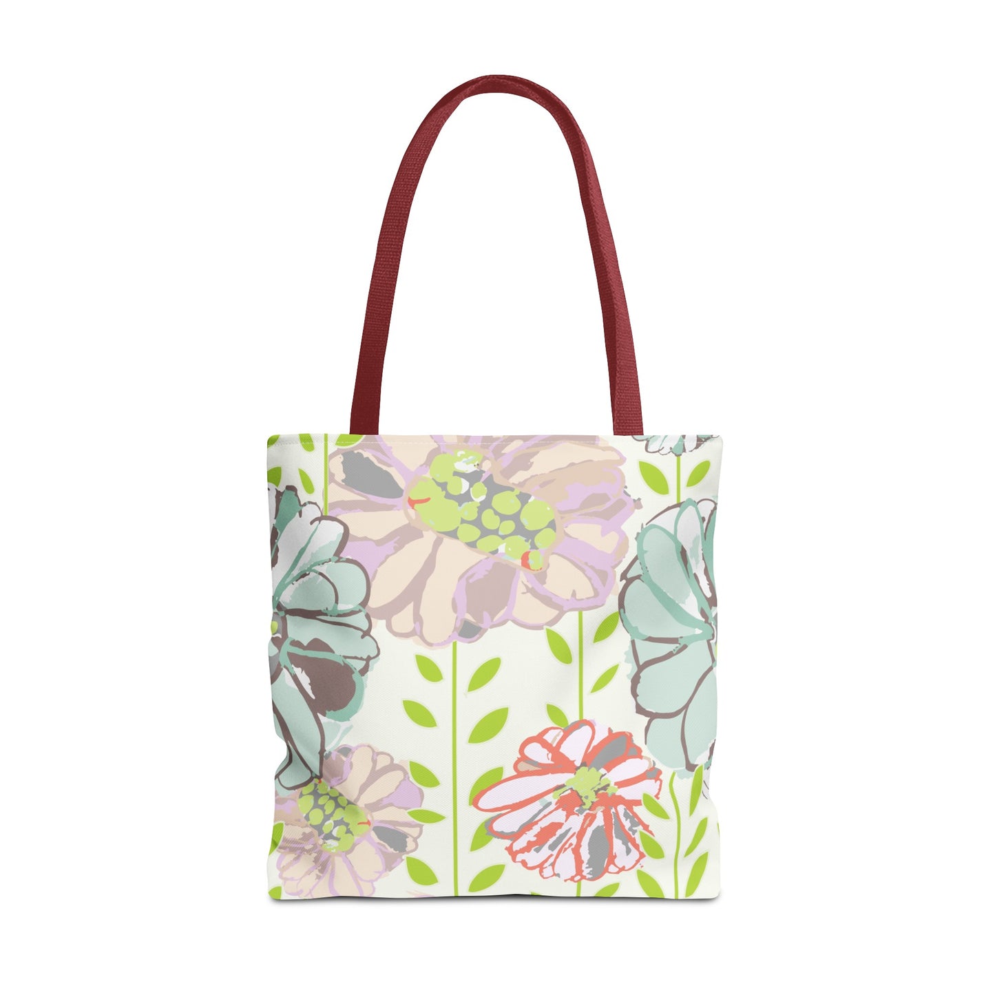 Soft Watercolor Floral Tote Bag