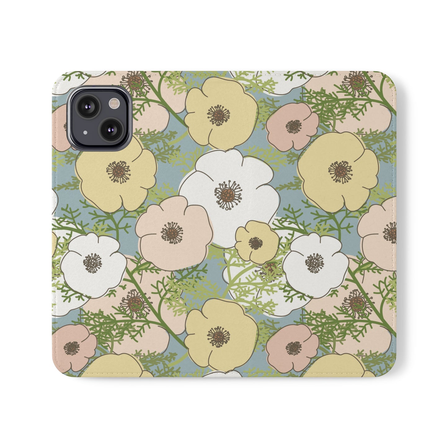 Playful Poppies Flip Cases for iPhone