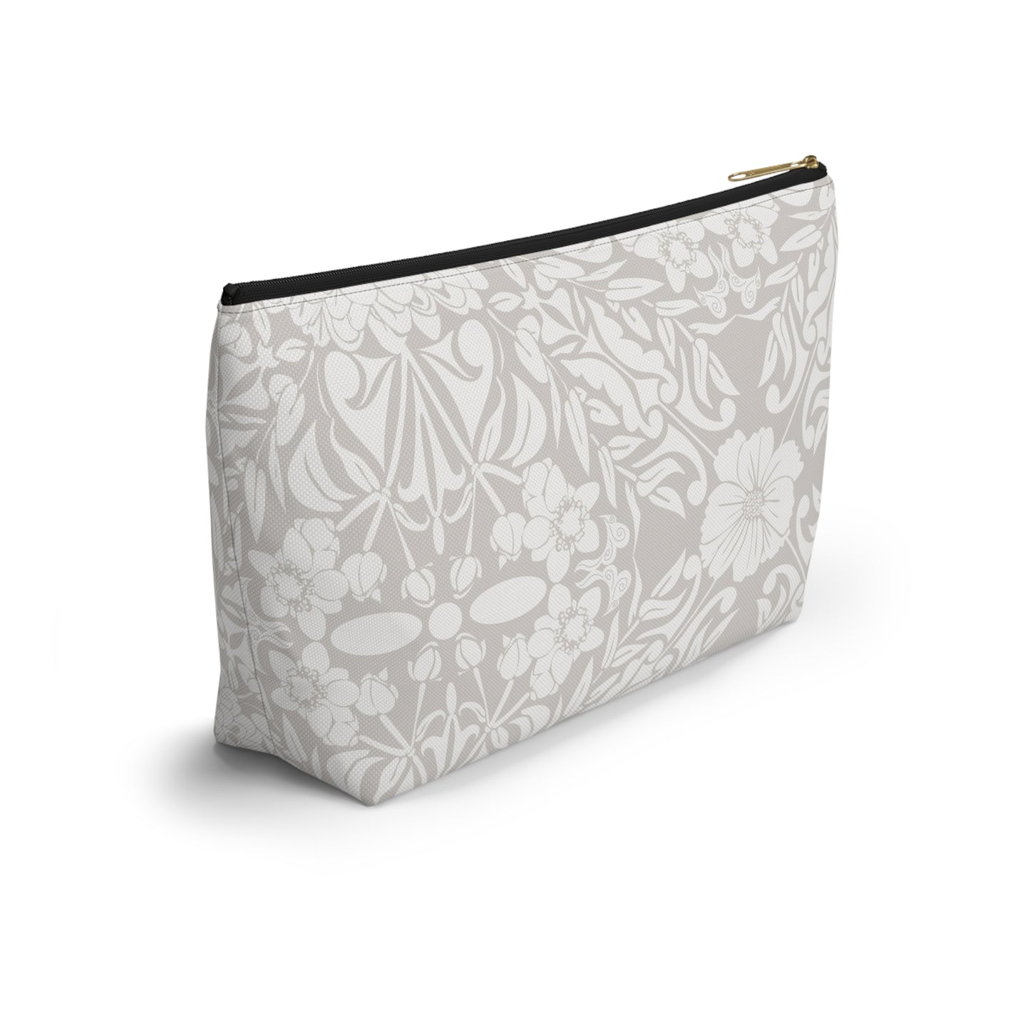 New Nouveau in Gray Accessory Pouch w T-bottom