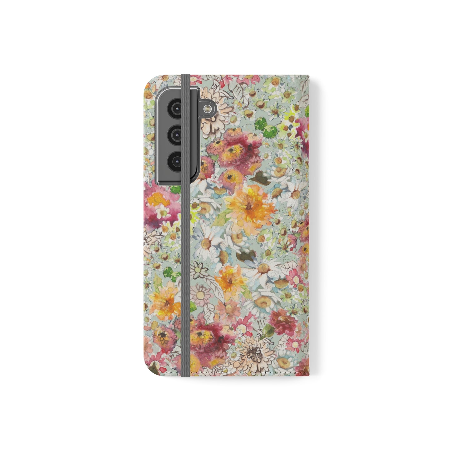 Farmhouse Floral Flip Cases for Samsung