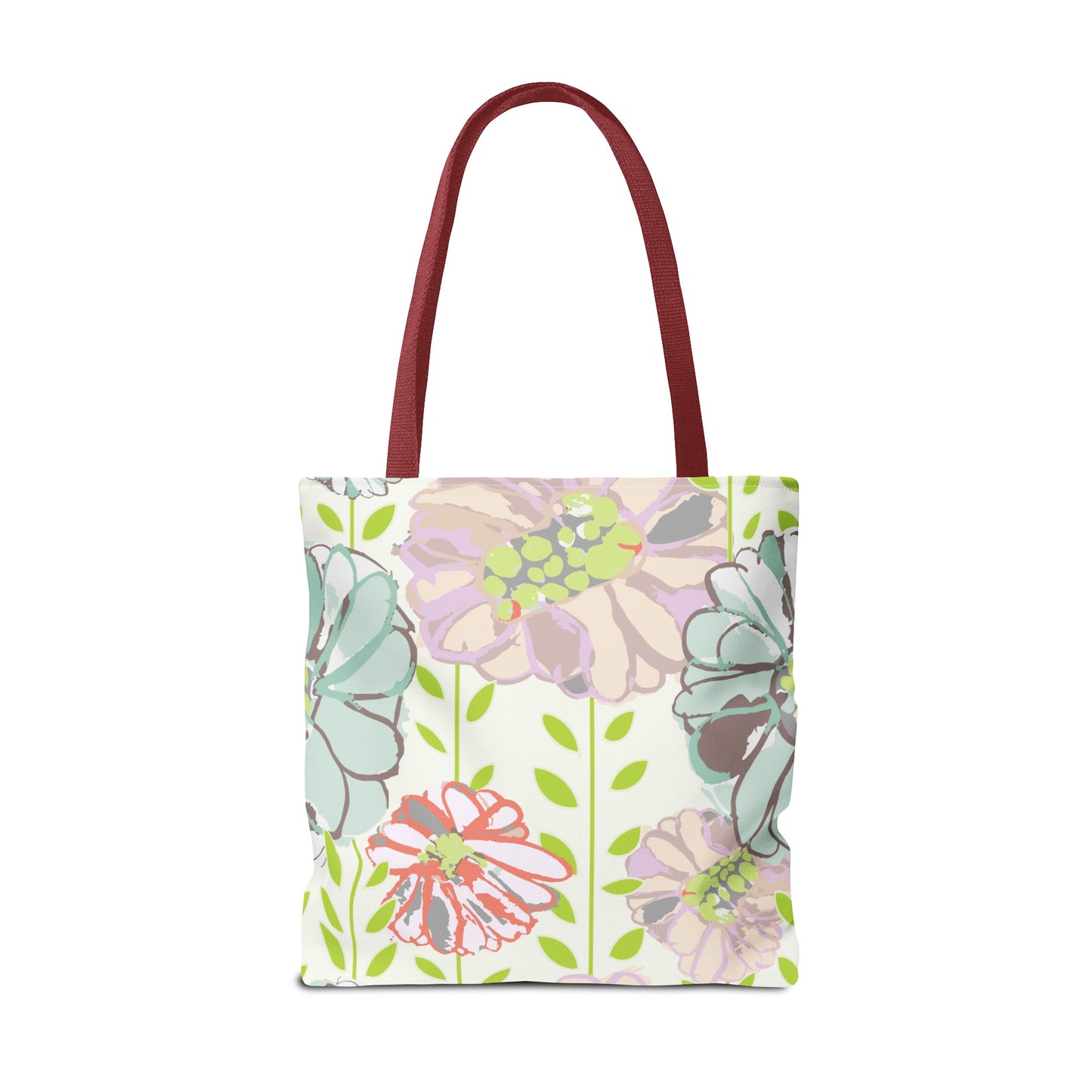 Soft Watercolor Floral Tote Bag