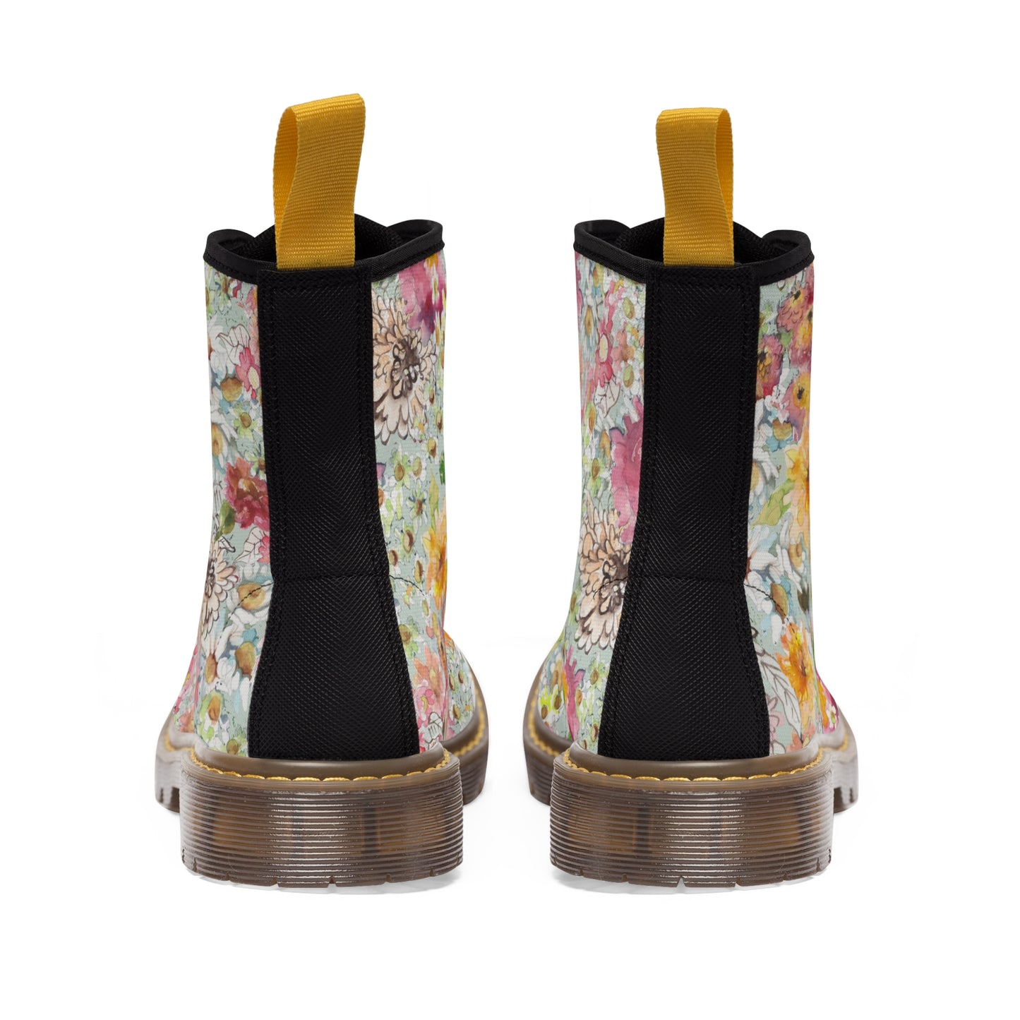 Farmhouse Floral Women's Canvas Boots