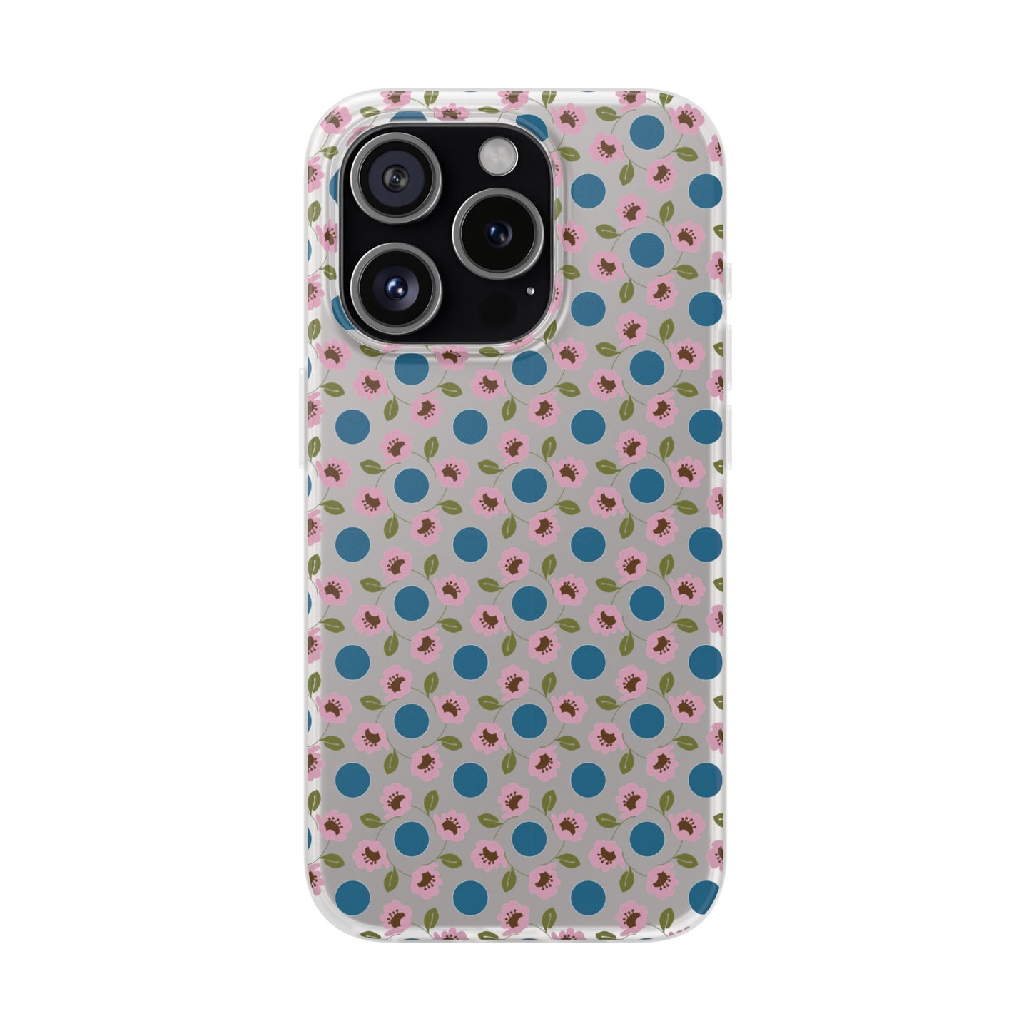 Wildflowers with Dots Flexi Cases for iPhone