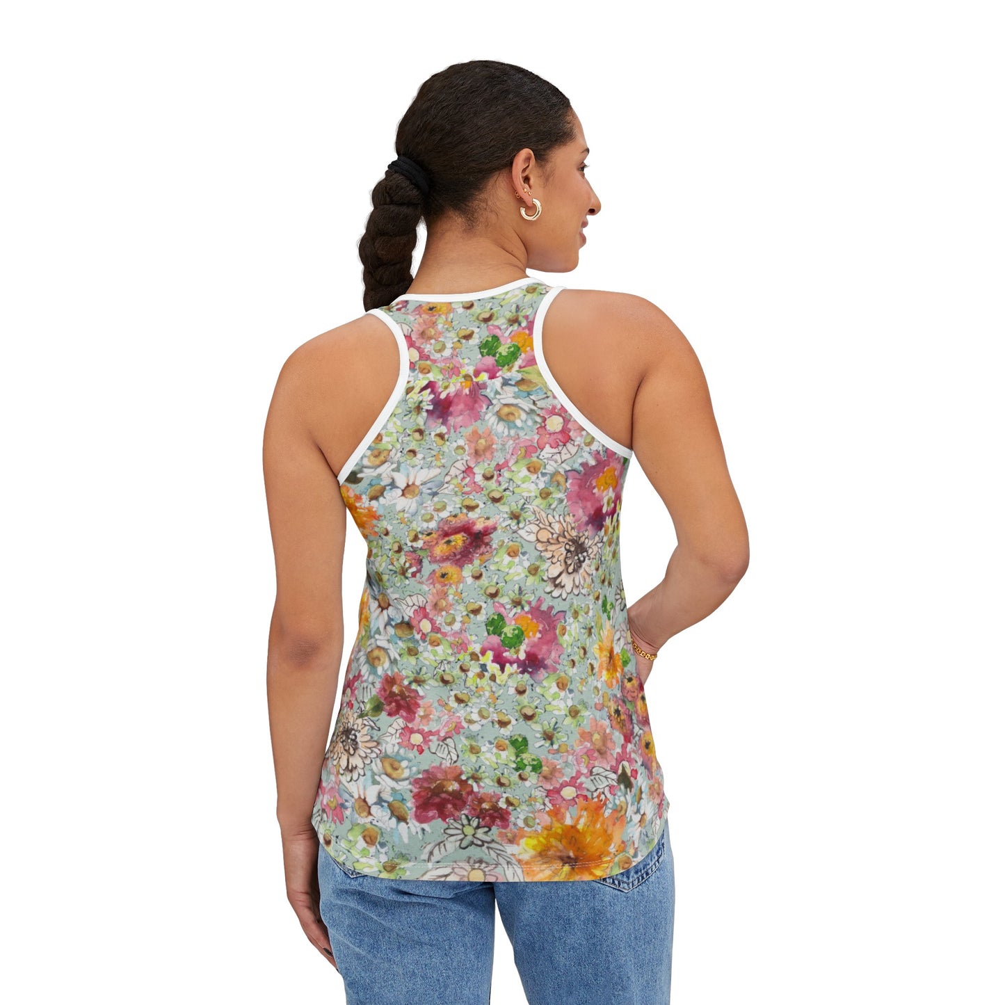 Farmhouse Floral Women's Tank Top