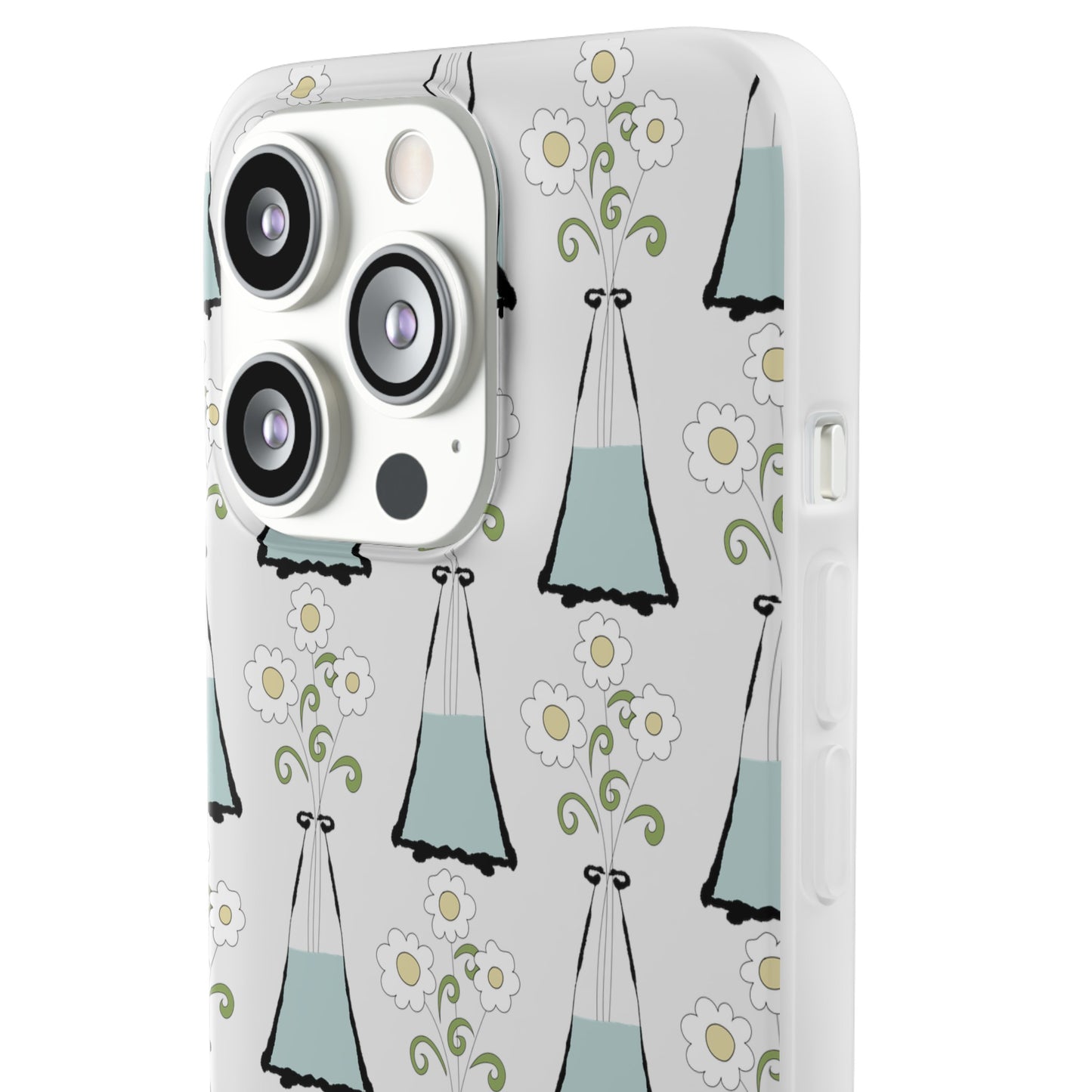 Daisies in a vase Flexi Cases for iPhone