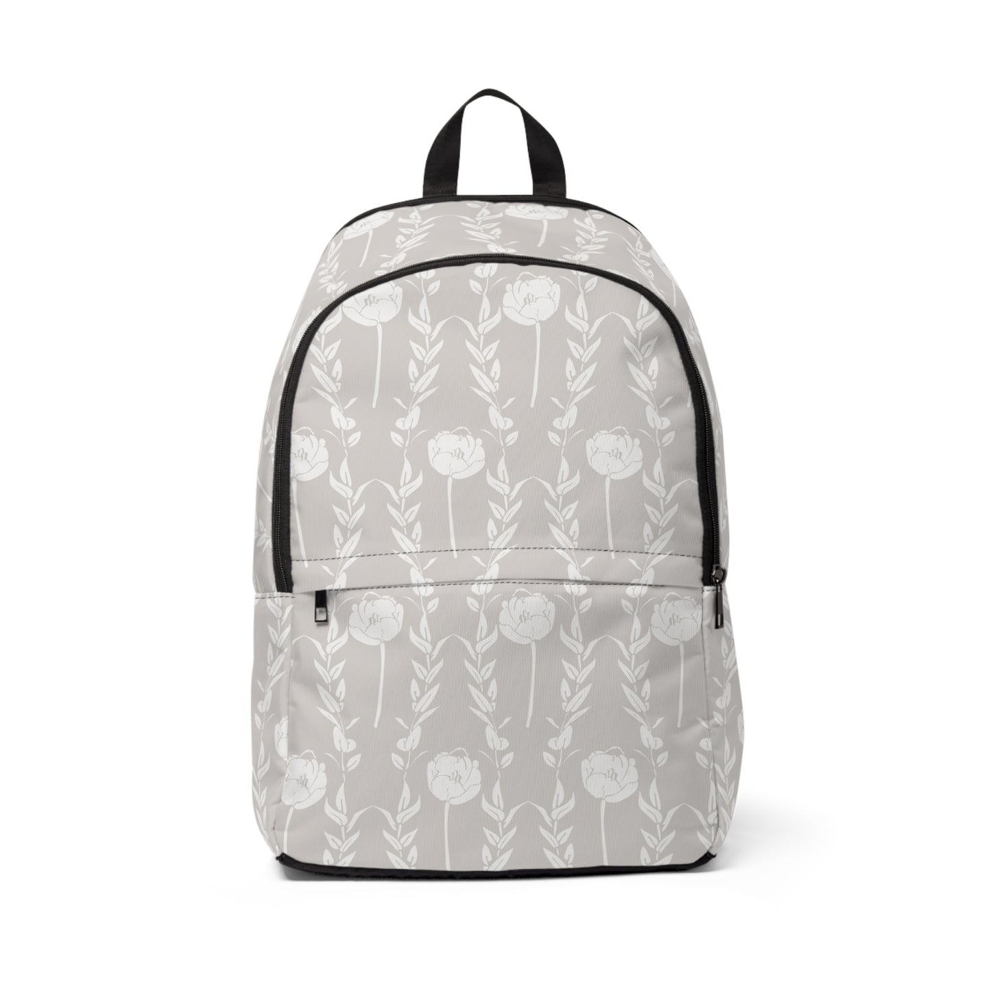 New Nouveau in Gray Fabric Backpack